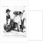 The Count of Villaflor telling Pedro I Emperor of Brazil and King of Portugal that he has recaptured Lisbon by Honore Daumier