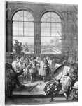 Louis XIV and his Entourage visiting the Royal Academy of Sciences, after 1665 by Sebastien I Le Clerc