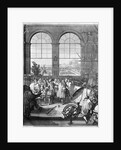 Louis XIV and his Entourage visiting the Royal Academy of Sciences, after 1665 by Sebastien I Le Clerc