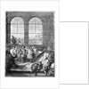 Louis XIV and his Entourage visiting the Royal Academy of Sciences, after 1665 by Sebastien I Le Clerc