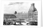 Napoleon Bonaparte First Consul, Reviewing his Troops at the Tuileries by Jacques Francois Joseph Swebach