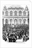 The 'Corbeille' at the Paris Bourse, 1873 by French School