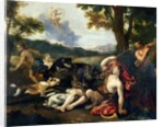 Adonis Killed by a Wild Boar by Francesco Albani
