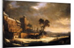 The Month of January, Snow Effect, 1699 by Antoine Pierre the Younger Patel