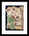 Fragment depicting a Buddhist paradise, from Duldur-Aqur, Xinjiang, c.700 AD by Chinese School