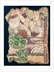 Fragment depicting a Buddhist paradise, from Duldur-Aqur, Xinjiang, c.700 AD by Chinese School