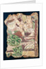 Fragment depicting a Buddhist paradise, from Duldur-Aqur, Xinjiang, c.700 AD by Chinese School