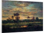 Pond at the Edge of a Wood by Theodore Rousseau