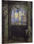 The Stained Glass Window, 1904 by Odilon Redon