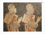 Two crusaders of the Minutolo family by Pietro Cavallini