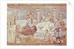 The Meal at the House of Simon the Pharisee, School of Monte Cassino, c.1087 by Italian School