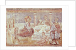 The Meal at the House of Simon the Pharisee, School of Monte Cassino, c.1087 by Italian School
