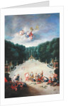 The Groves of Versailles. View of the Arc de Triomphe and France Triumphant with Nymphs Chaining Captives before Venus and Mars, 1688 by Jean the Younger Cotelle