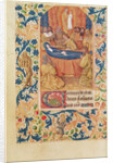 Ms Latin 13305 fol.88v The Death of the Virgin by Jean (school of) Fouquet