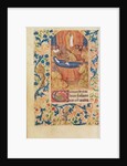 Ms Latin 13305 fol.88v The Death of the Virgin by Jean (school of) Fouquet