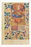 Ms Latin 13305 fol.88v The Death of the Virgin by Jean (school of) Fouquet