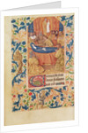 Ms Latin 13305 fol.88v The Death of the Virgin by Jean (school of) Fouquet