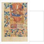 Ms Latin 13305 fol.88v The Death of the Virgin by Jean (school of) Fouquet