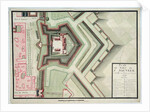 Fort of Saint-Sauveur, Lille, in 1728 by Claude Masse