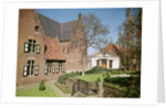 View of the House of the Abbess, the refectory and a dormitory by School Flemish
