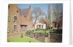 View of the House of the Abbess, the refectory and a dormitory by School Flemish