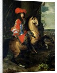 Equestrian Portrait of Louis XIV by Charles & Meulen Adam van der Le Brun