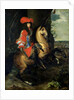 Equestrian Portrait of Louis XIV by Charles & Meulen Adam van der Le Brun