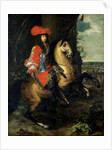 Equestrian Portrait of Louis XIV by Charles & Meulen Adam van der Le Brun