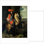 Equestrian Portrait of Louis XIV by Charles & Meulen Adam van der Le Brun