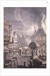 Fire at the Old Town Hall in Amsterdam, 17th July 1652 by Jan van der Heyden