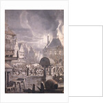 Fire at the Old Town Hall in Amsterdam, 17th July 1652 by Jan van der Heyden