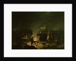 Bivouac of Napoleon I on the Battlefield of the Battle of Wagram, 5th-6th July 1809, 1810 by Adolphe Roehn
