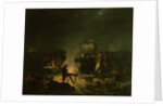 Bivouac of Napoleon I on the Battlefield of the Battle of Wagram, 5th-6th July 1809, 1810 by Adolphe Roehn