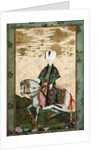 Equestrian portrait of Sultan Osman II 1618 by Nakshi Nakshi