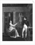 Marie Louise of Habsbourg Lorraine Painting a Portrait of Napoleon I by Alexandre Menjaud