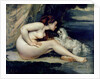 Female Nude with a Dog 1861-62 by Gustave Courbet