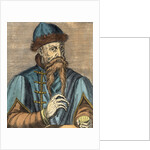 Portrait of Johannes Gutenberg, 1584 by Albrecht Mentz