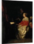 The Virginal Lesson by Gabriel Metsu
