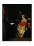 The Virginal Lesson by Gabriel Metsu