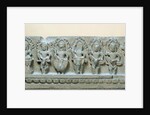 Frieze depicting nine divinities by Cambodian School