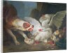 A Dog Attacking Geese, 1769 by Jean-Baptiste Huet