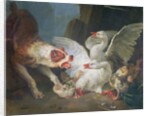 A Dog Attacking Geese, 1769 by Jean-Baptiste Huet