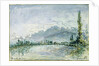 The River Isere at Grenoble, 1877 by Johan-Barthold Jongkind