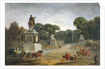 The Entrance to the Tuileries from the Place Louis XV in Paris, c.1775 by Jacques Philippe Joseph de Saint-Quentin
