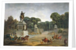 The Entrance to the Tuileries from the Place Louis XV in Paris, c.1775 by Jacques Philippe Joseph de Saint-Quentin