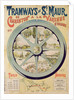 Poster advertising the Tramways de St. Maur from Charenton to La Varenne-Saint-Hilaire, 1894 by French School