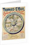 Poster advertising the Tramways de St. Maur from Charenton to La Varenne-Saint-Hilaire, 1894 by French School