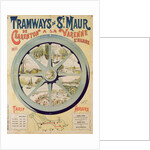 Poster advertising the Tramways de St. Maur from Charenton to La Varenne-Saint-Hilaire, 1894 by French School