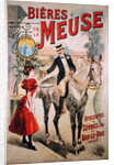Poster advertising the Bieres de la Meuse at the Brasseries of Sevres and Bar-le-Duc by French School