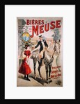 Poster advertising the Bieres de la Meuse at the Brasseries of Sevres and Bar-le-Duc by French School